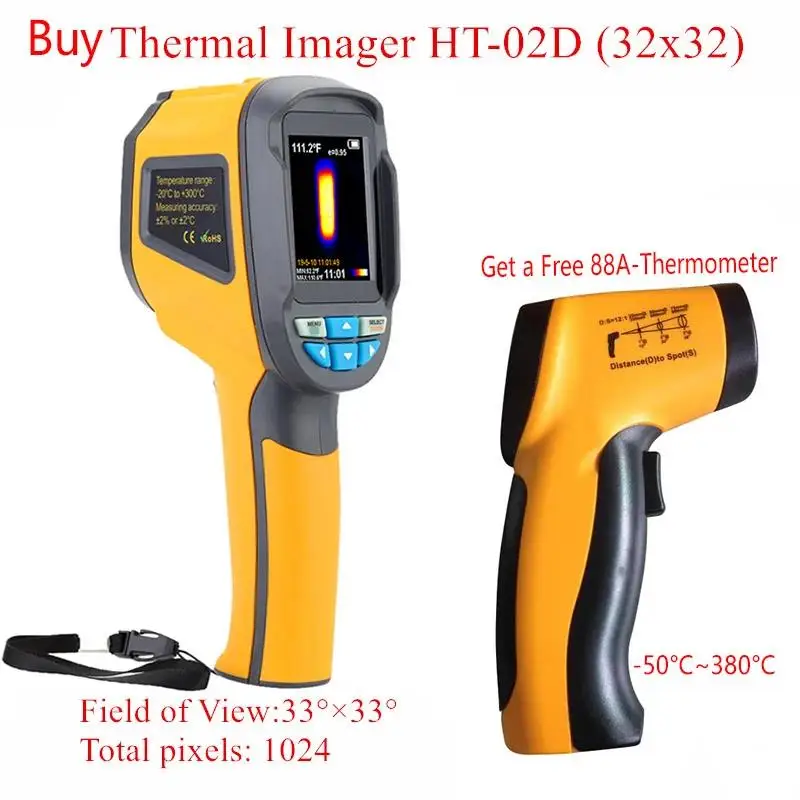 HTI-HT-02D-Thermal-Camera-32x32-Resolution-Handheld-Thermal-Imagers ...