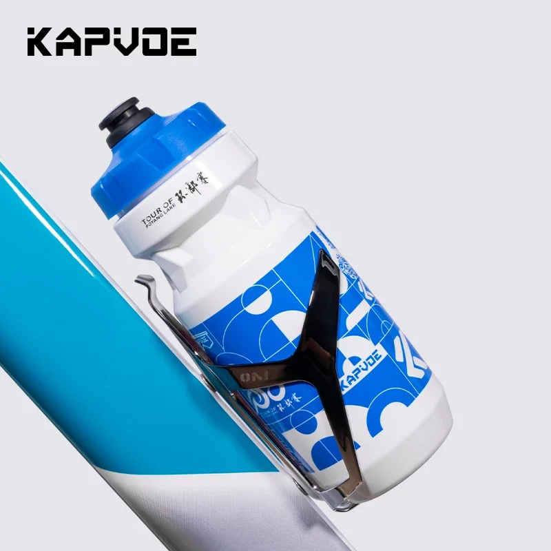 Kapvoe Water Bottle Bike Cycling Water Bottle Bicycle  Bottle 610ML MTB Road Bike Cup Sports Plastic Portable Large Capacity