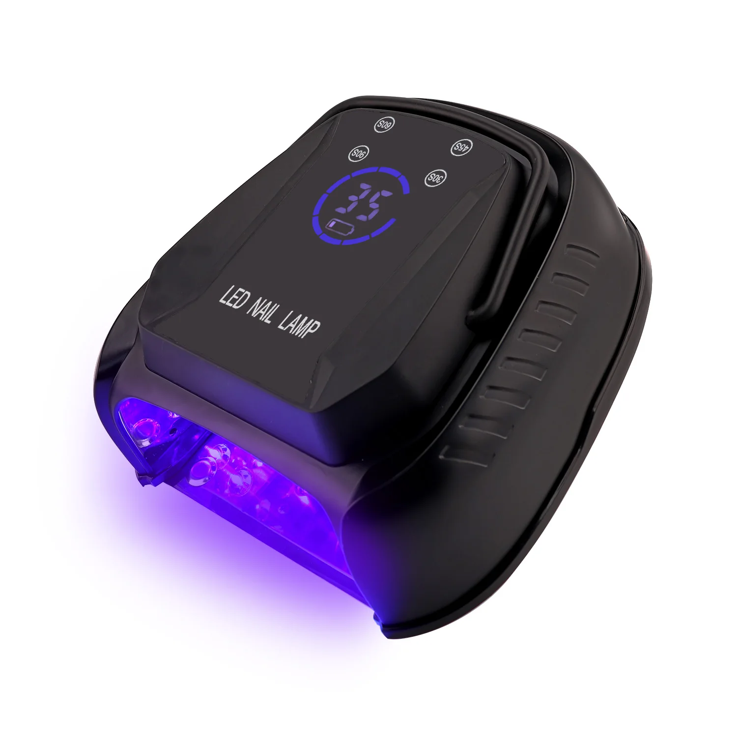 Cordless Nail Light Cordless 72W LED UV Nail Lamp For Curing Gel Polish Wireless with Recharge Battery High Power Dryer 72W 5