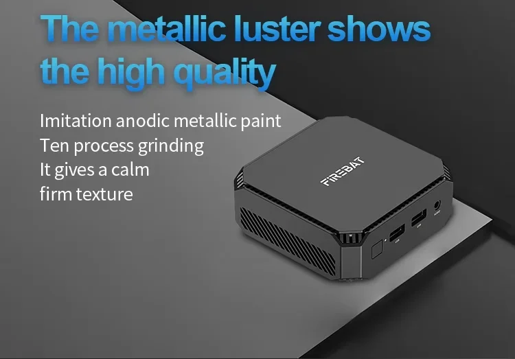 FIREBAT T2 MiniPC Intel N150 Dual Band WiFi5 BT4.2 16GB