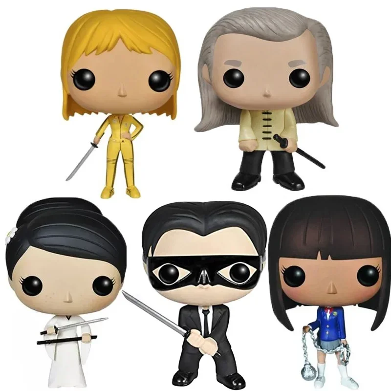 thumbnail image 1 of FUNKO POP Figuras de la película Kill Bill La novia #68 BILL #69 O-REN ISHII #70 GOGO YUBARI #71 Figuras de acción de vinilo Muñecas Juguetes Regalos, 1 of 5