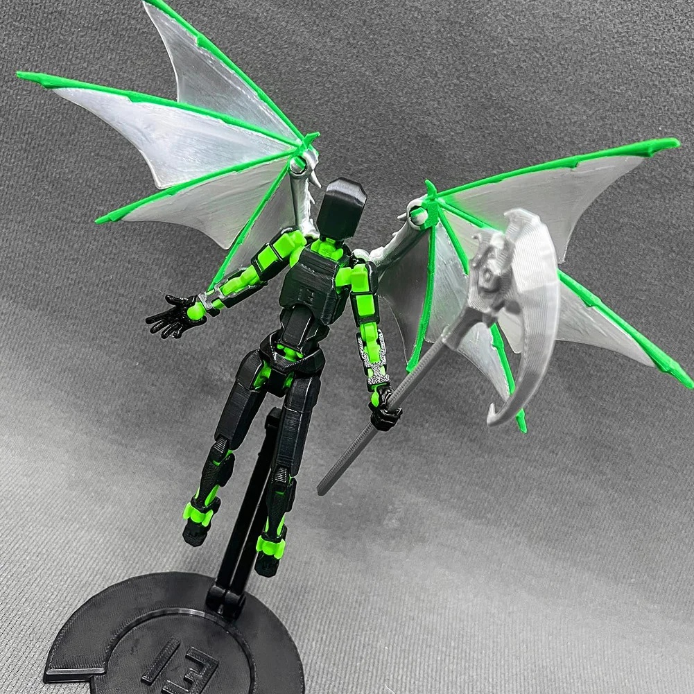 13 3D Printed Action Figure Assembly Completed Multi-Jointed Action Figures Action Figures Toys Desk Decoration Gifts for Him