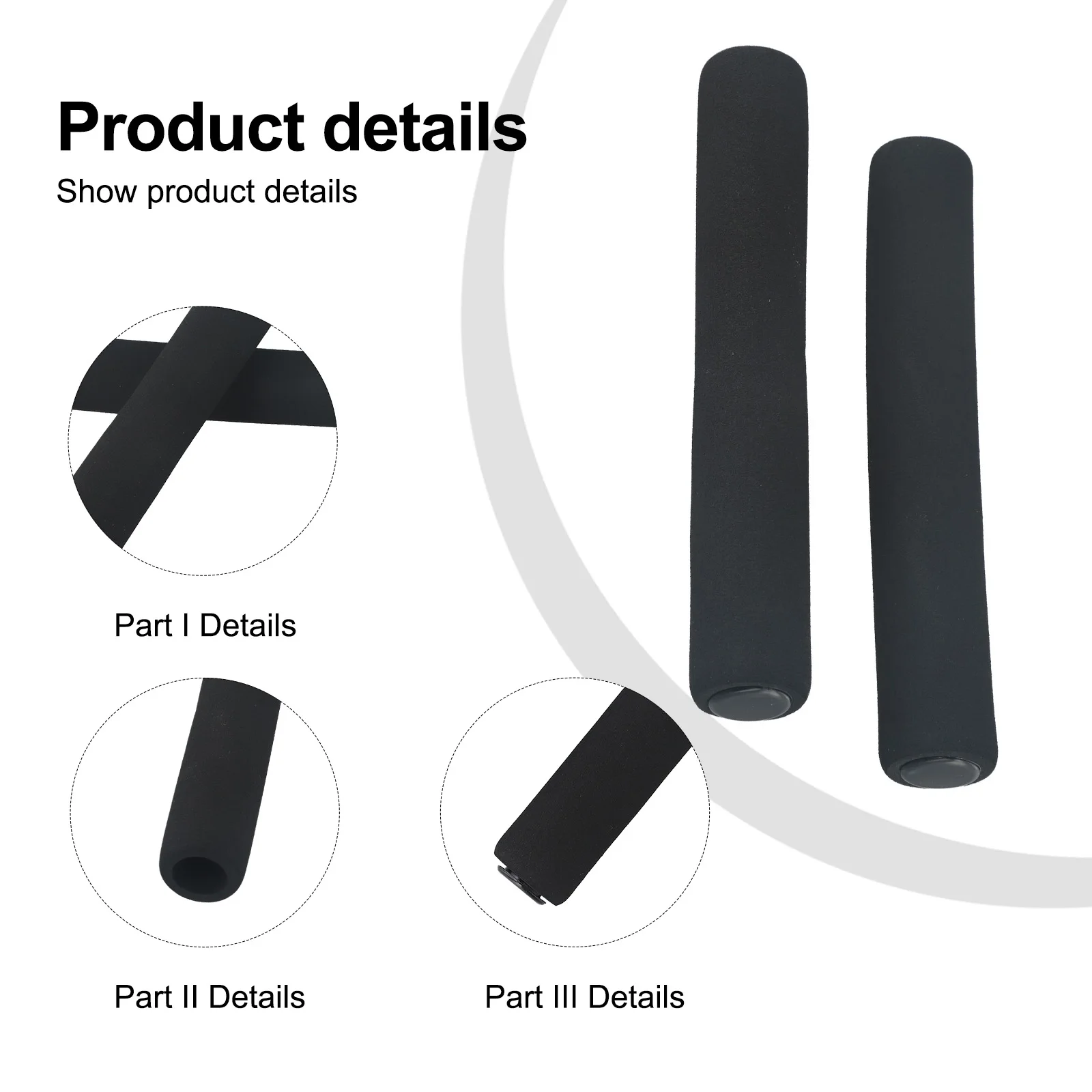 1 paar Fahrrad Lenker Schwamm Abdeckung MTB Bike Sport Schaum Bar Griffe Anti-slip Hülse Fahrrad Ersetzen Griffe Abdeckung radfahren Zubehör – Detail 6
