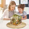 Robotime DIY 3D Puzzle Set DIY Miniature Dollhouse Miller's Garden Model Building Kit Home Decor Gifts for Women Adult 5