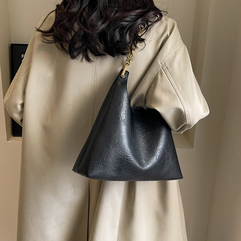 Schwarze 2-teilige Tragetasche für Damen, hohe Kapazität, Verbundtasche, Vintage-Pu-Lederhandtasche, Kaffee-Pendler-Unterarm-Umhängetasche, Khaki – Detail 18