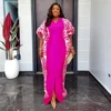 Abayas pour femmes dubaï africain musulman Robe de mode Caftan Marocain robes de soirée Satin Boubou Robe Djellaba Femme 2025