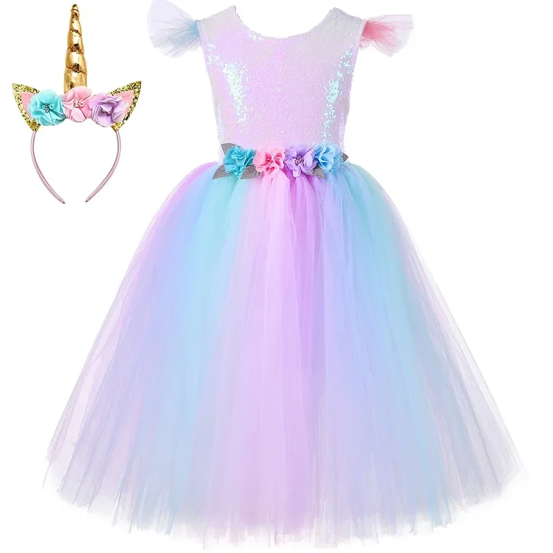 Traje De Cumpleaños De Unicornio Con Flores Místicas: Tutú Y Camiseta Personalizados, Tutú De Bebé De Unicornio Pastel, Tutú Para Primer Cumpleaños, Camiseta De Unicornio. - España