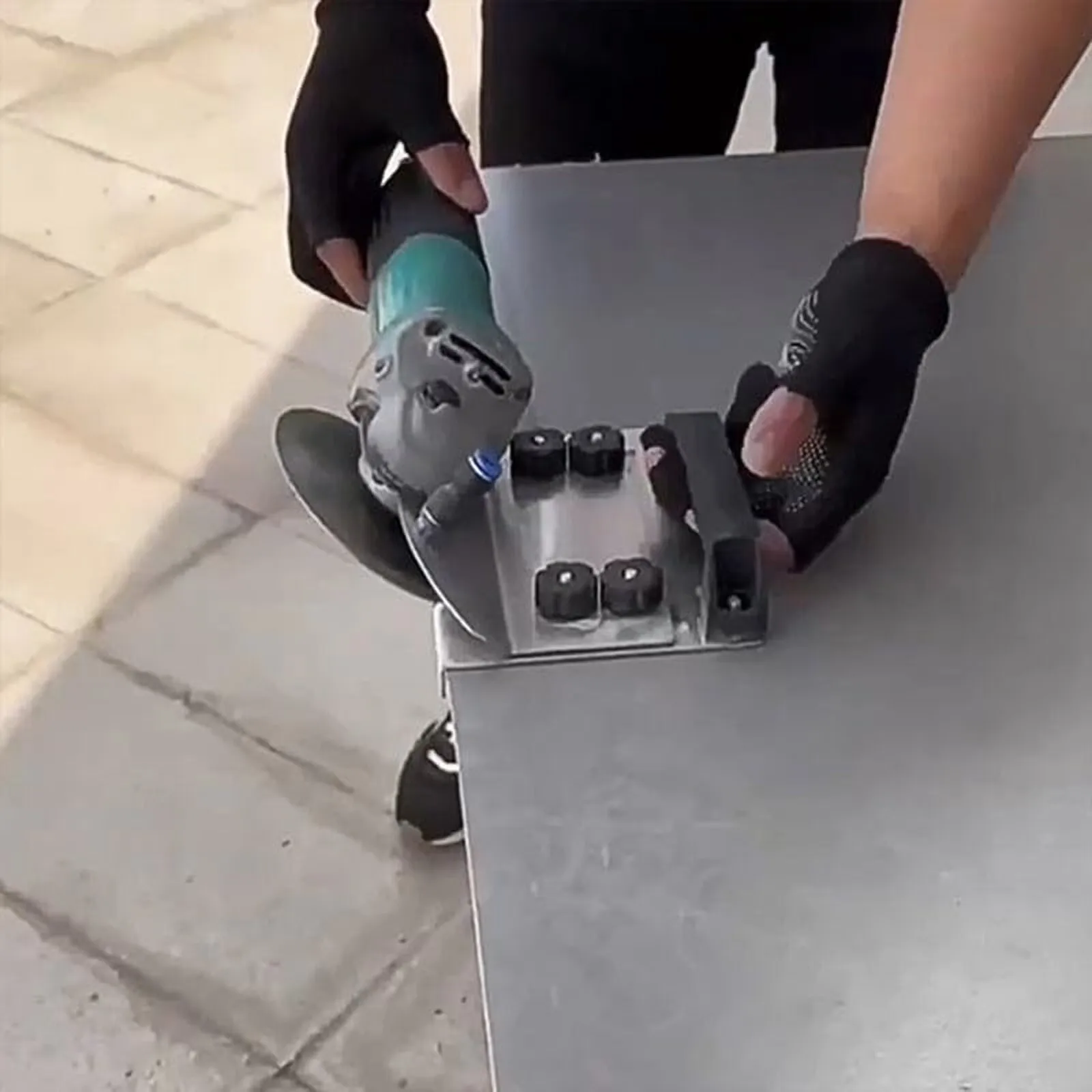 Angle Grinder Stand for Tile 45° Chamfer Cutting Ceramic Stone Chamfering Tool - 3
