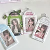 Ins Style Cartoon Puppy Photocard Holder With Keychains Cute 3inch Cards Protect Sleeves For Students 1
