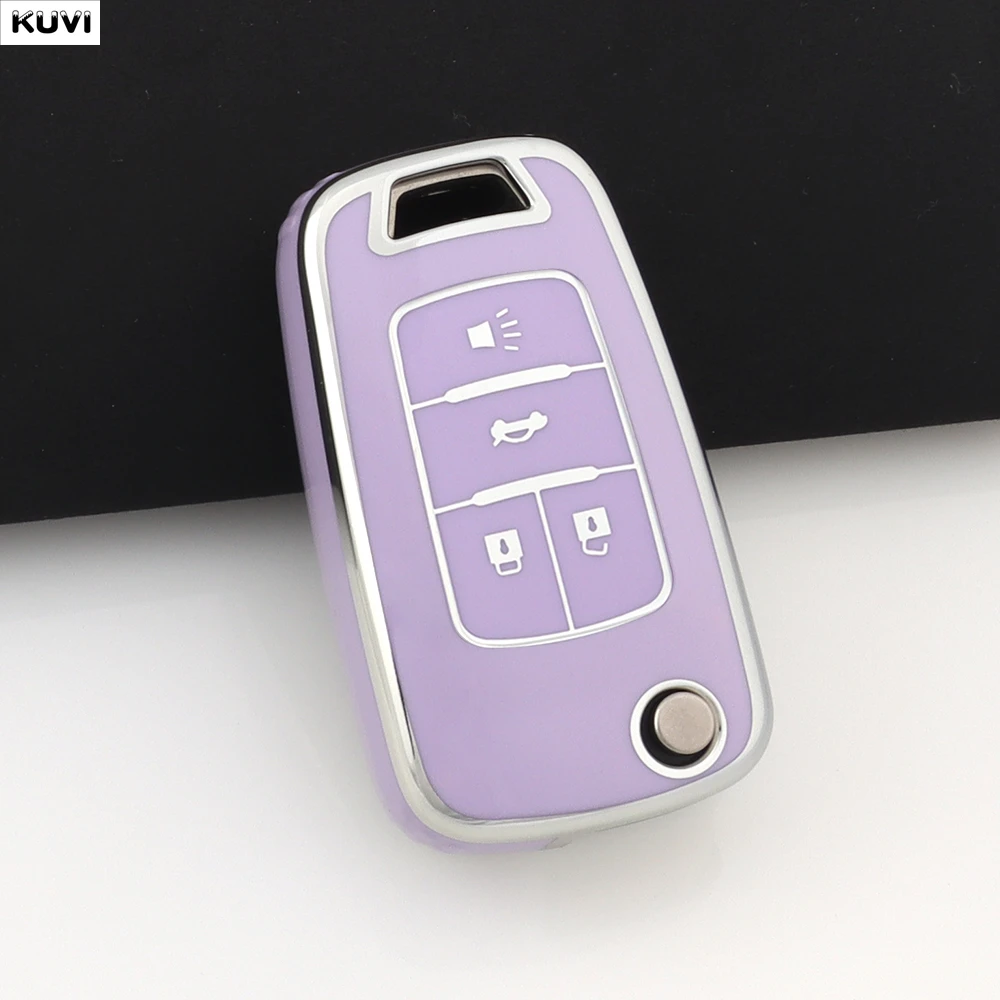 Premium TPU Car Key Case Cover – 3/4 Button Protection