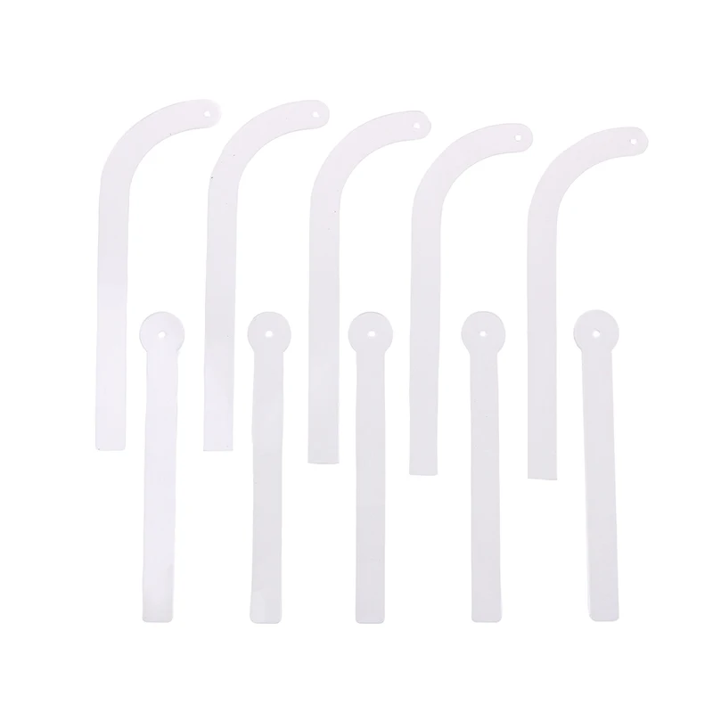 5Pcs Transparent Acrylic Earring Try On Stick Forecast Shop Special Tool Ear Stud Trial Display Holder Rack for Live Stream