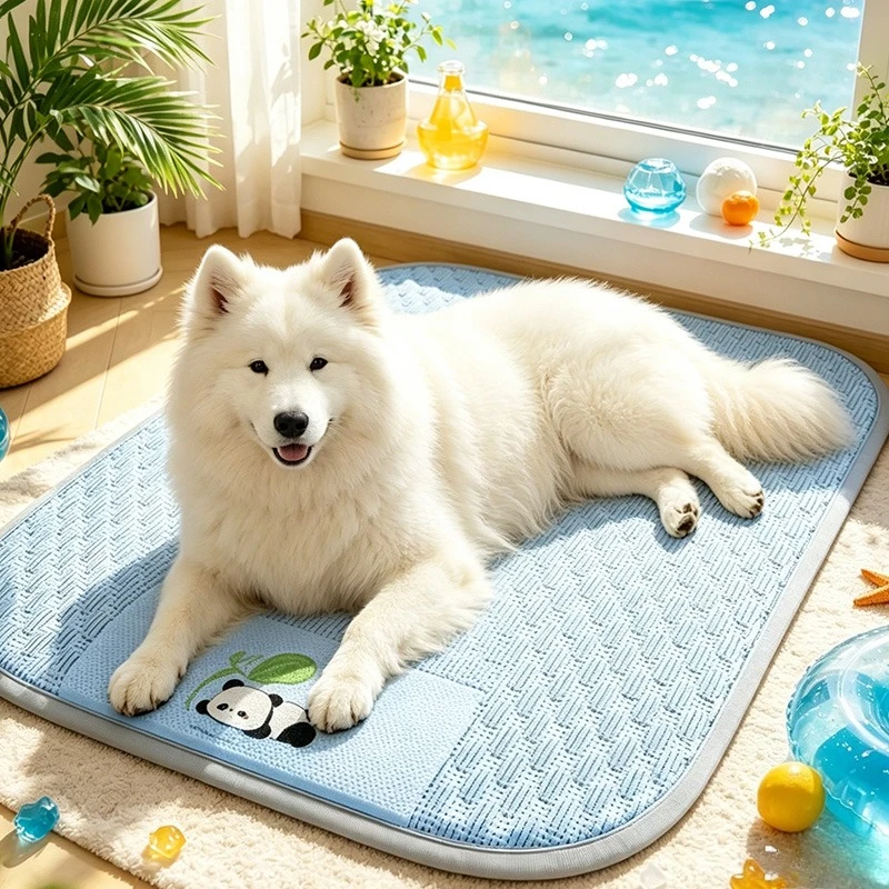 Cooling Mat For Dogs And Cats Breathable Summer Pet Bed_voghion.com