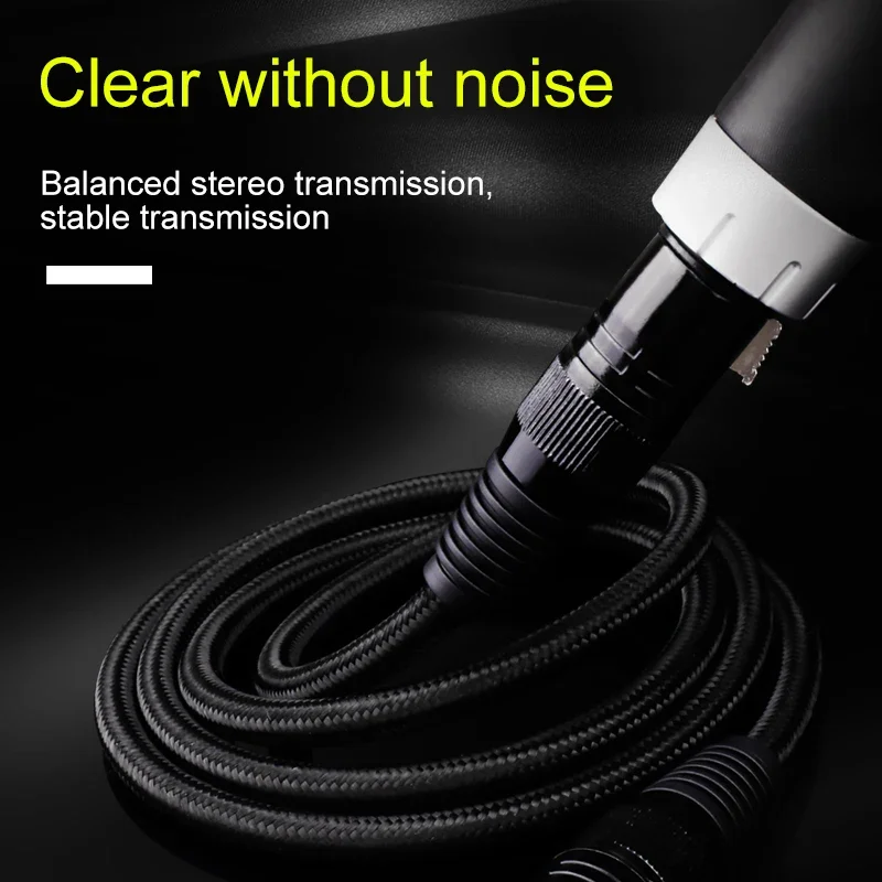YYTCG HIFI 6N OFC xlr 오디오 케이블 XLR 케이블 가라오케 마이크 사운드 캐논 케이블 스테레오 금도금 xlr 플러그 남성-여성