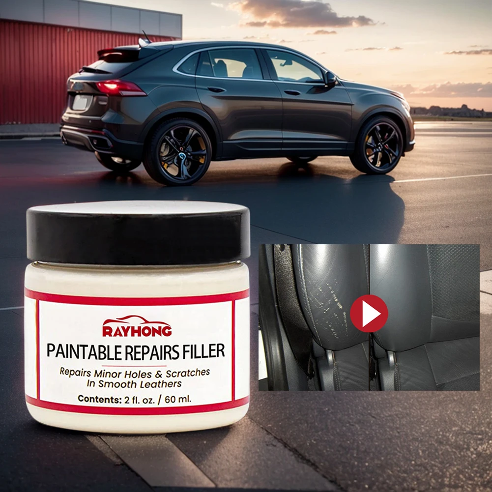 Description Picture 6 of item60ml Compound Leather Restoration Cream Car Repair Scratches Cracks Auto Leather Repair Cream Tears Crack Burns Holes Filler