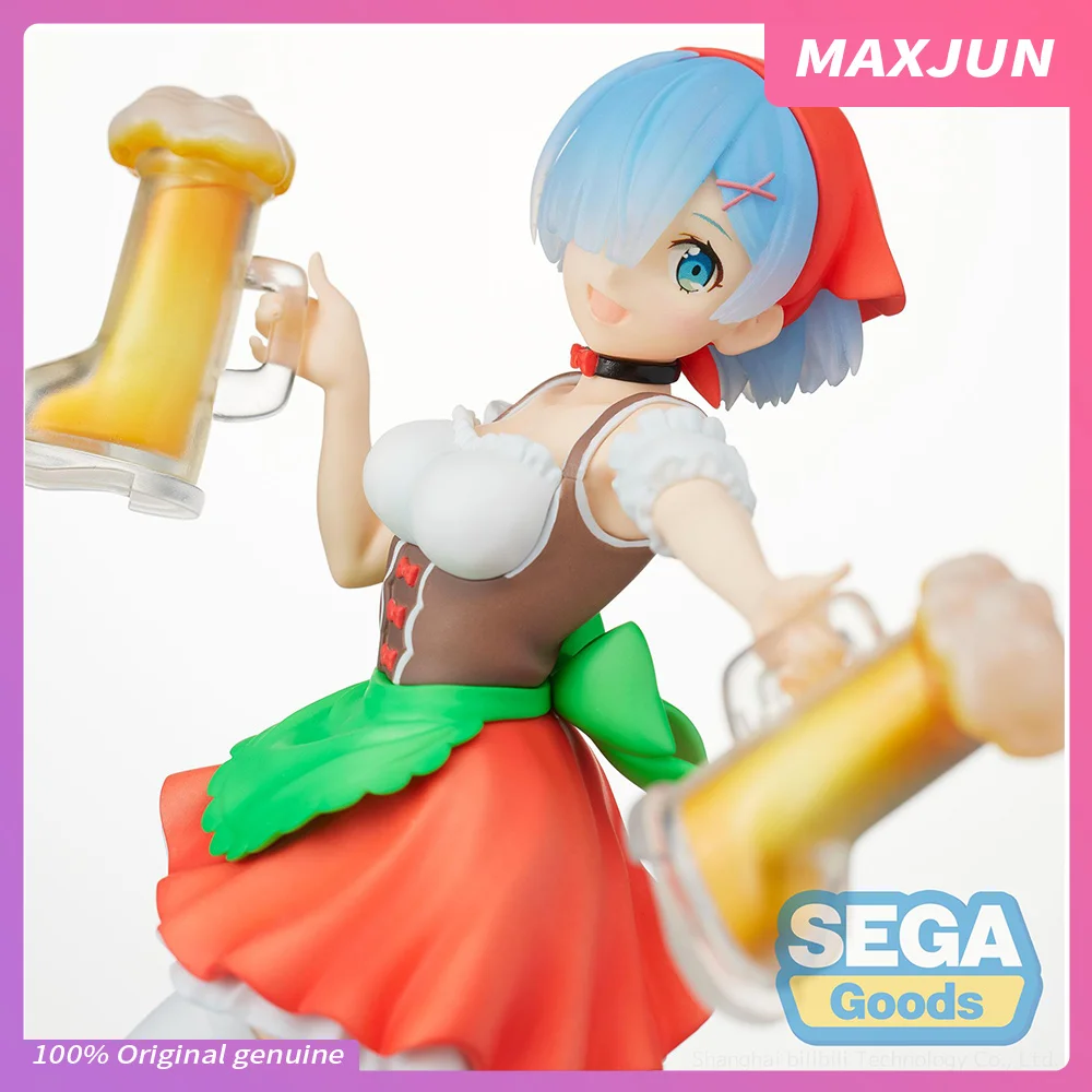 

Original Anime Re Life in a different world from zero Figure Rem 21cm PVC Model Toys Re zero Beer festival sexy figure MAXJUN