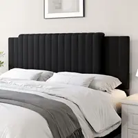 Adjustable Velvet Headboard for Full/Queen/King Beds, Tufted Design with Attachable Frame, Ideal for Bedroom Comfort