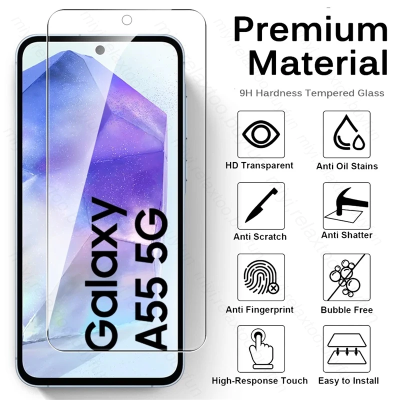 Universal 4-in-1 Tempered Glass Screen and Camera Protector