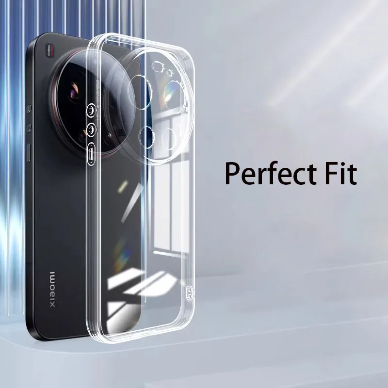 Sleek Ultra Clear Transparent Soft TPU Phone Case - Perfect Fit Cover