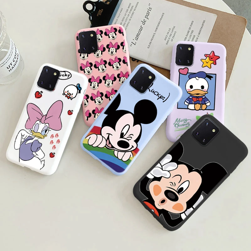 Per Samsung Galaxy Note 10 Lite Mickey Minnie Donald Duck Cartoon Custodia In Tpu Per Samsung Galaxy Note 10 Lite Borse Morbide Antiurto