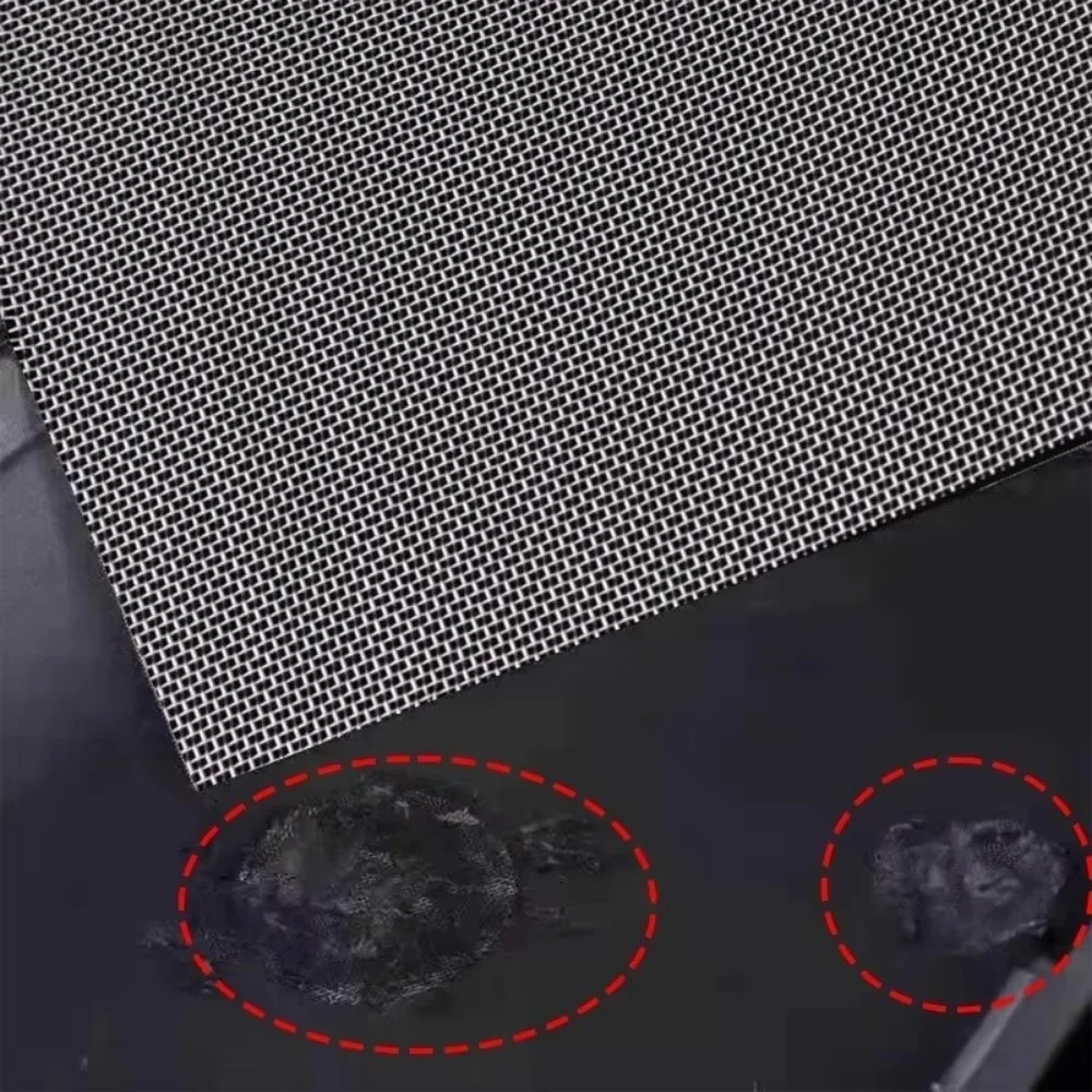5PCS 20x15cm 용접 와이어 메쉬 그물망 스테인리스 스틸 잔해물 방지 자동차 범퍼 수리 메쉬 자동차 후드 통풍구 수리 메쉬