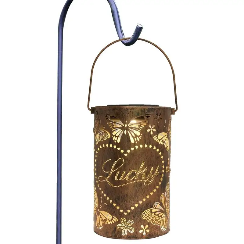 

Solar Lanterns For Outside Waterproof Butterfly Portable Hang Outdoor Solar Wall Lantern Garden Lanterns For Patio Yard Pathway