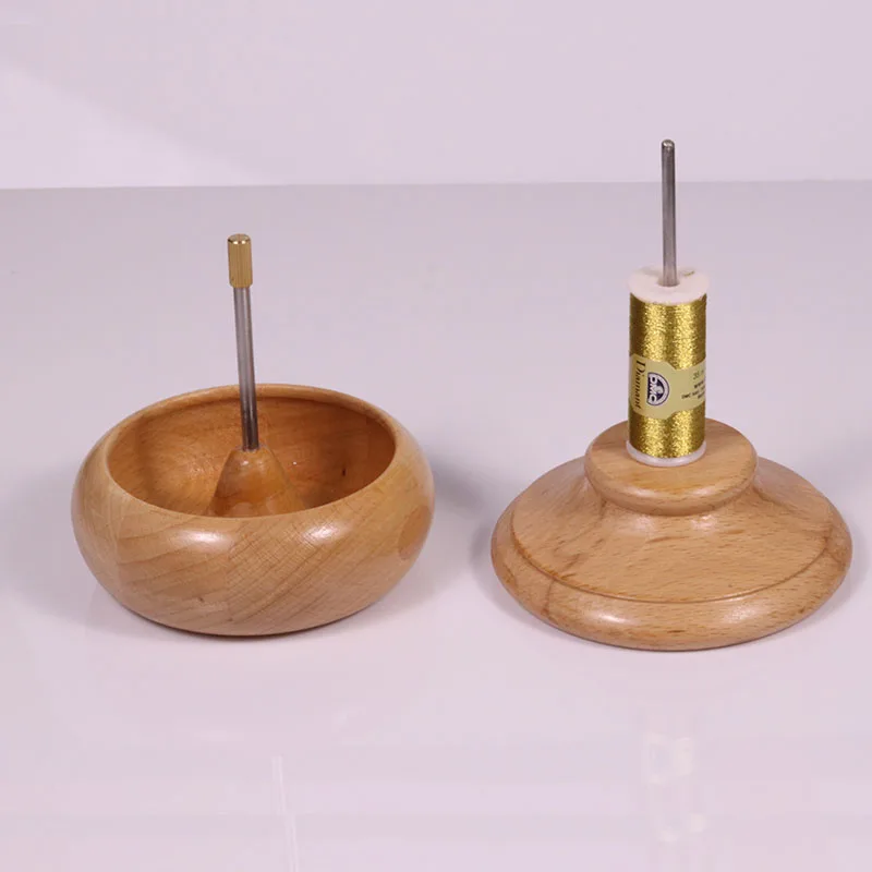 Wooden Bead Spinner Loader Bowl String Seed Beads Chain Tool String Wooden bead spinner loader bowl string seed beads chain tool string