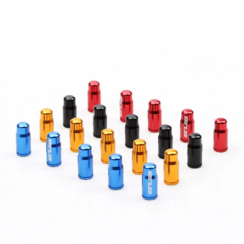 2pcs GUB Aluminum CNC Bicycle Tire Valve Cap MTB Road Bike Tube Tyre Gas Nozzle Cover for AV FV Schrader Presta Valve Dustproof - Image 6