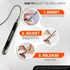 Boxing Jump rope speed rope Weights gym accessories Exercise at home Crossfit single speed jumping conbas bodybuilding man 3