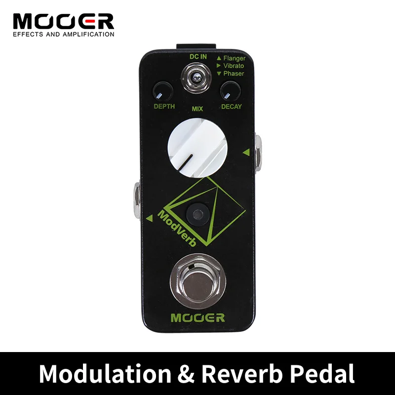 

Mooer MRV4 Modverb Reverb Guitar Effect Pedal Modulation Electric Bass Pedal Flanger Vibrato Phaser for Guitar Parts Accessories