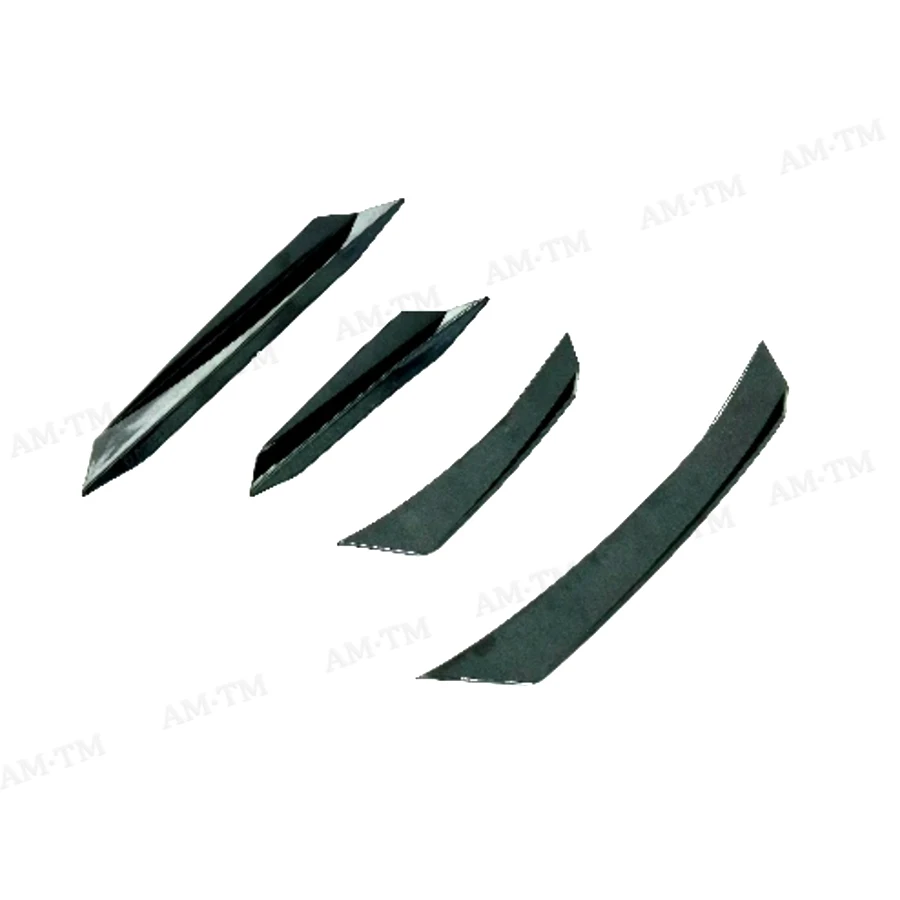 5 시리즈 G30 2018+용 브라이트 블랙 프론트 립 사이드 스커트 (LED 라이트 포함) 리어 범퍼 립 리어 디퓨저 사이드 스플리터 바디 키트