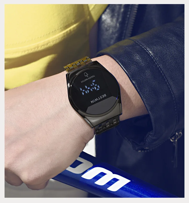 2022 Luxury Brand Men Digital Wristwatches Fashion Sports Wrist Watch Electron Waterproof montre homme Watch Dropshipping