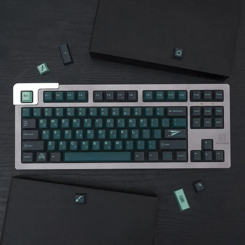 pbt grande conjunto keycap cereja perfil inglês keycaps para mx switch teclado mecânico gmk clones eva personalizado