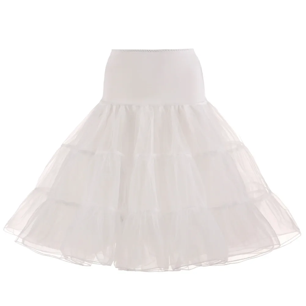 Petticoat Skirt Petticoat Underskirt Wedding Underskirt Flower Girl Underskirt Wedding Petticoat Vintage Underskirt Tulle Tutu Short Organza Halloween Petticoat Crinoline For Dresses