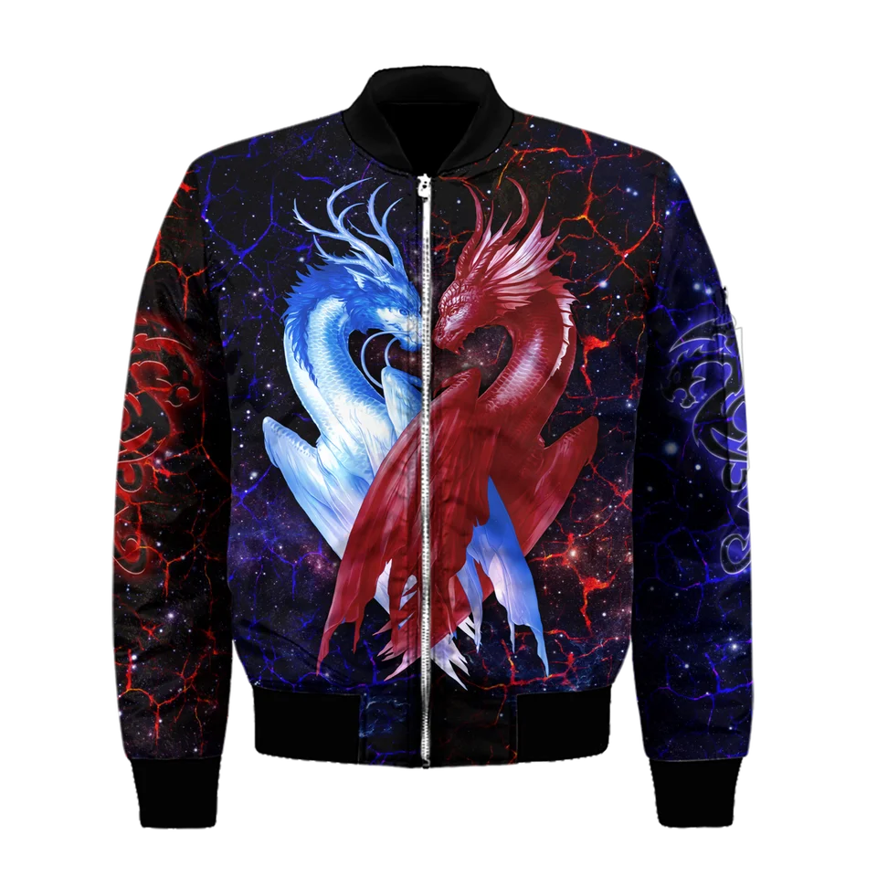 ink リメイク　Sports Jacket \" DRAGON\" dragon-baseball-jacket-mitura-