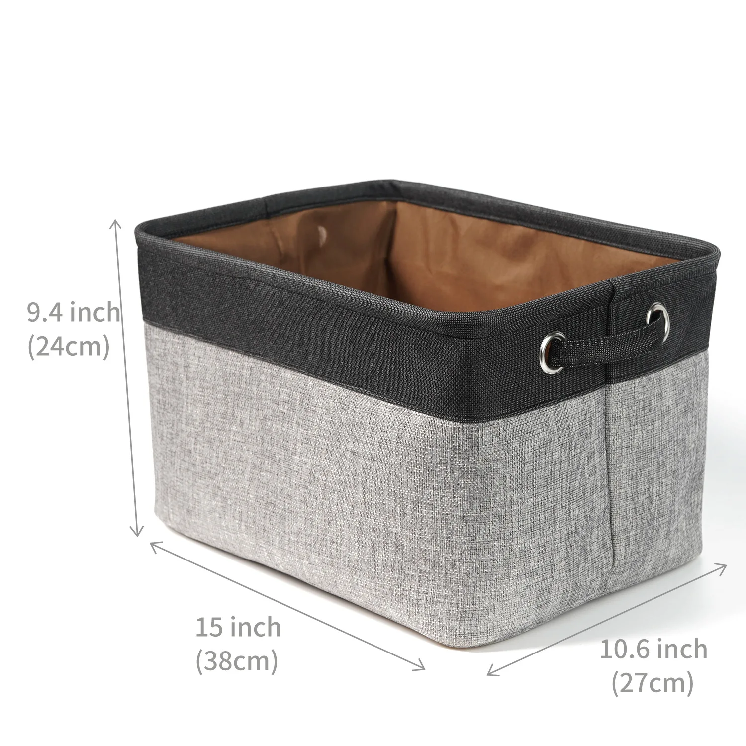 Leeseph Storage Basket, Foldable Storage Bins Collapsible Fabric Closet Organizers for Shelves Toy Cloth Laundry Home Nursery 6