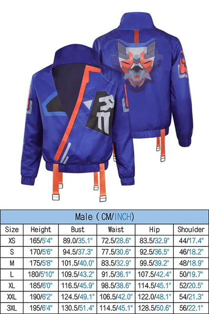 thumbnail image 1 of Chaqueta con estampado 3D, abrigo, disfraz de Valorant, trajes de Cosplay, trajes de Carnaval de Halloween, trajes de hombre, bata, trajes de fiesta de carnaval, 1 of 5