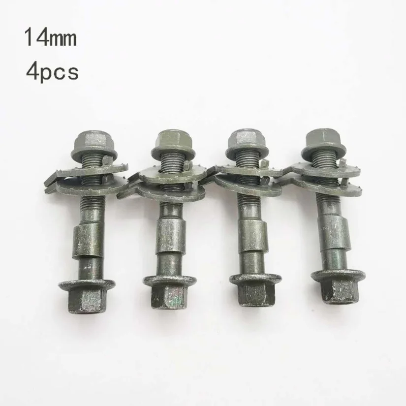 4pcs Wheel Alignment Camber Adjustment Screw Bolt Kit Cam Bolt Fits