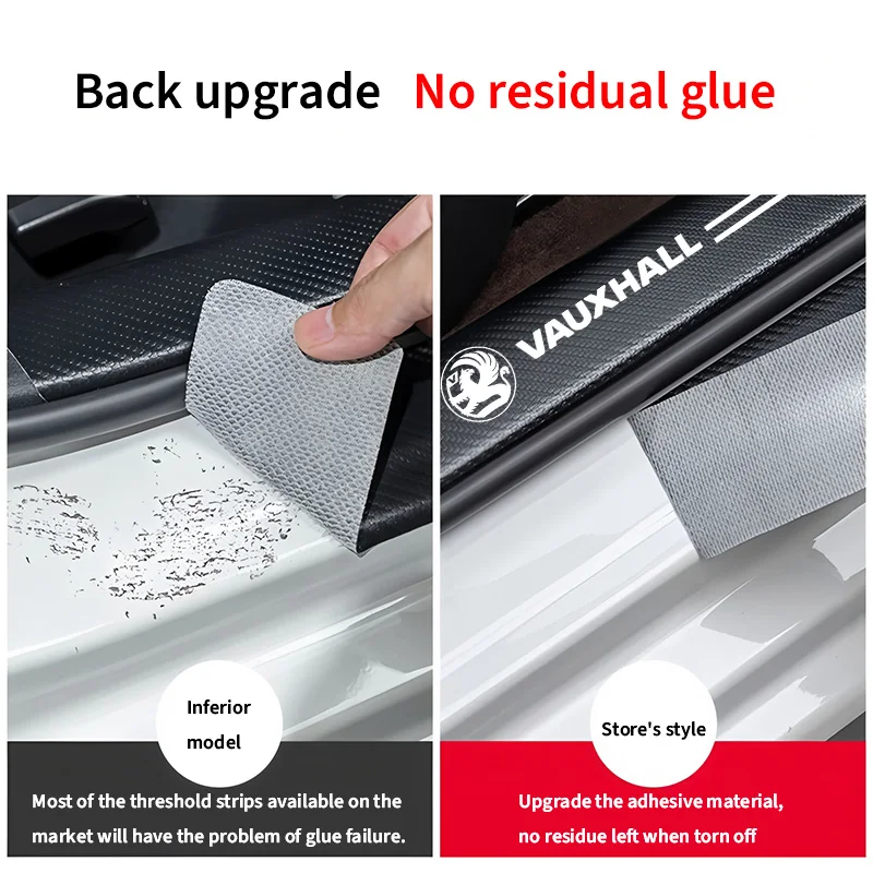 Premium Car Door Sill Plate Protector Stickers - Universal Fit for Enhanced Vehicle Interiors