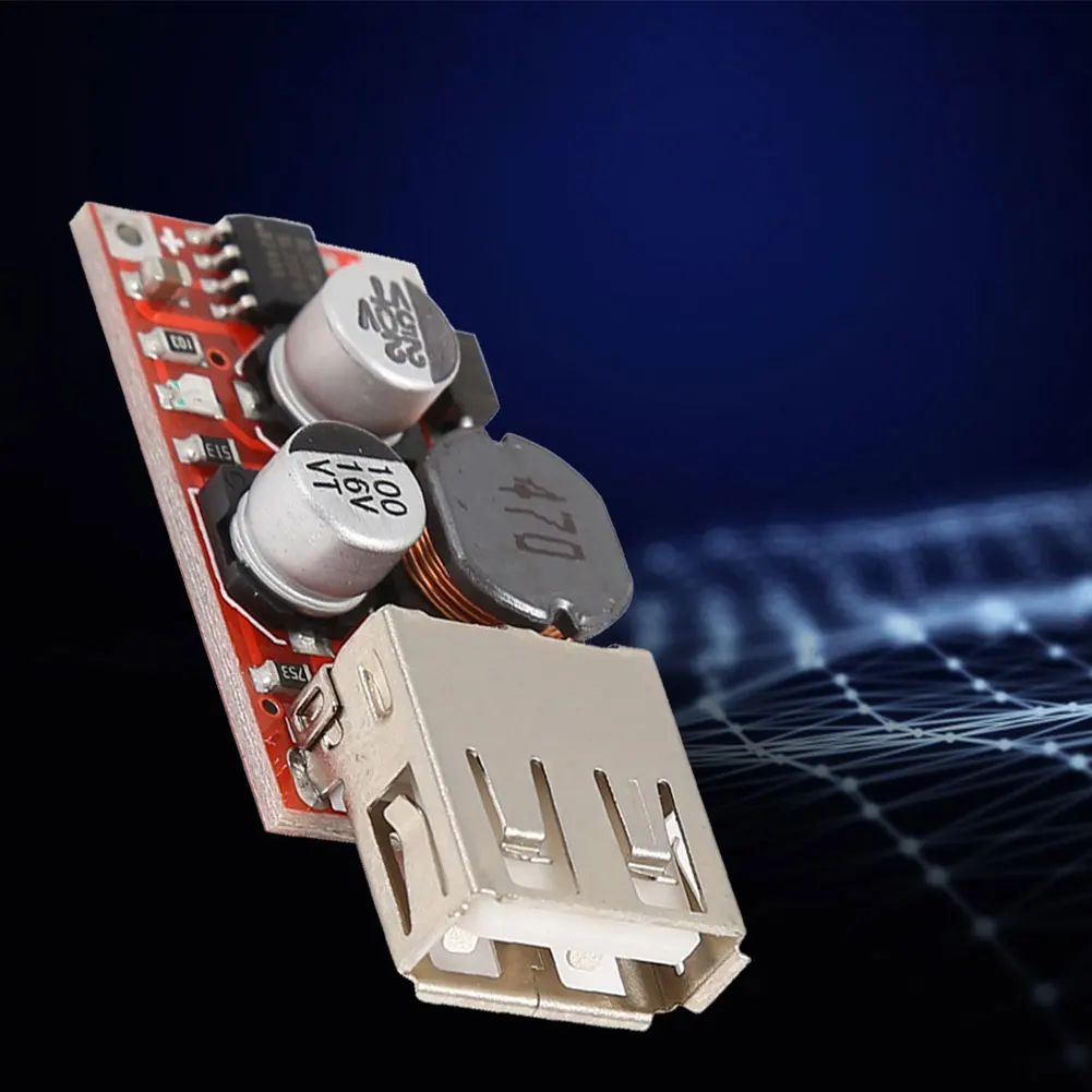 DC-DC Step Down Car Charger Power Module 9V/12V/24V to 5V 3A USB Buck Board