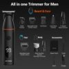 MAXGROOM 4 in 1 Body Hair Trimmer Kit for Men Pubic Hair Shaver Nose Beard Trimmer Electric IPX6 Waterproof Groin Shaver for Man 6