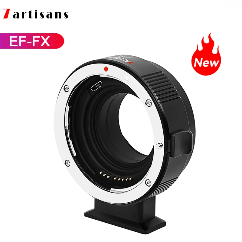 

7artisans 7 artisans EF-FX Auto-Focus Lens Adapter for Canon EF Lens to FUJIFX Mount Camera XT-1 X-T2 X-T3 X-T4 X-T10 X-E1 X-A1