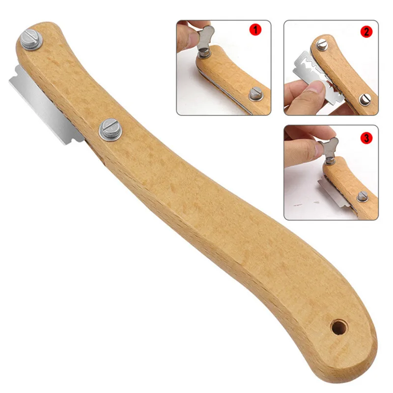 Wooden Slashing Tool Sourdough Bread Bakers Bread Lame Cutter Dough Scoring  Tools French Bread Scorer with Leather Bag - AliExpress