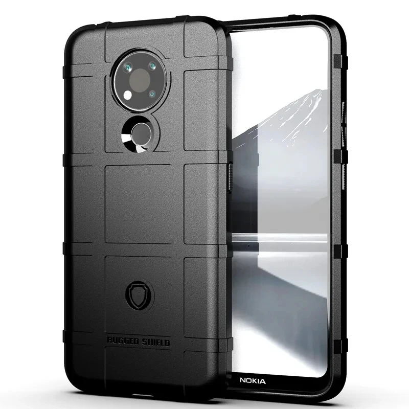 Armor Shield Soft Silicone Back Cover with Anti-Knock Protection - Matte Finish