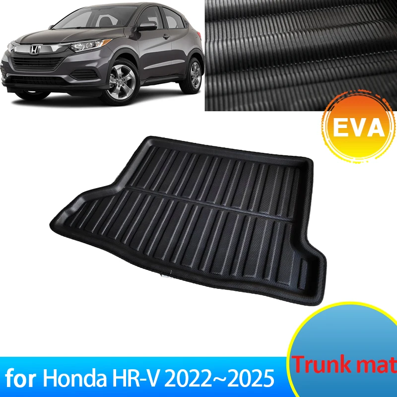 

For Honda Vezel 2022 2023 2024 HR-V HRV HR V RV5 XLE HEV Accessorie Trunk Mat Floor Tray Waterproof Liner Cargo Boot Carpet Auto