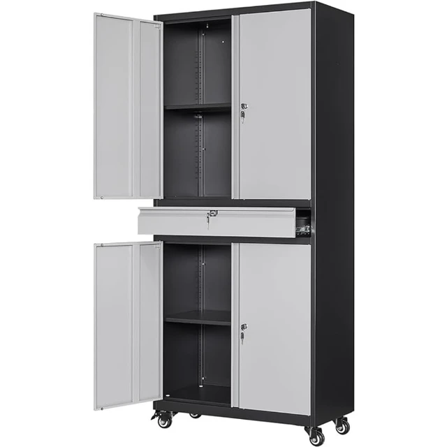 12W x 12D x 16H Acrylic Locking Display Cabinet 3 Shelves