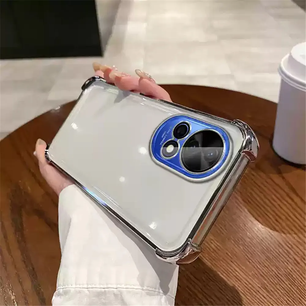 Luxury Shockproof Soft Silicone Clear Phone Case Cover