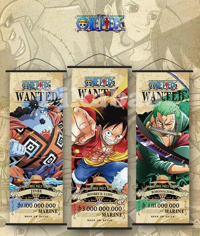 Anime Poster Hanging Picture Luffy Nami Zoro Two-dimensional