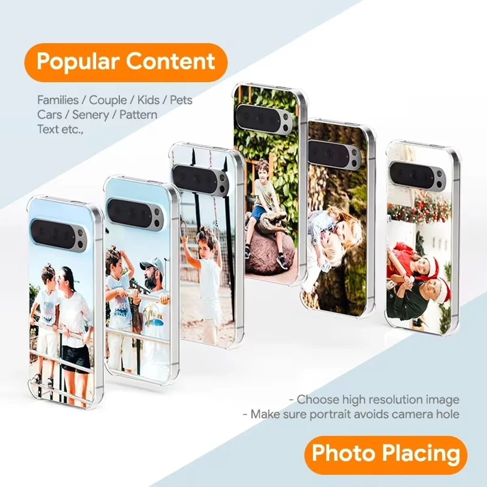 Personalized Pet Photo High-Transparency Soft Case - Durable and Shockproof Back Cover