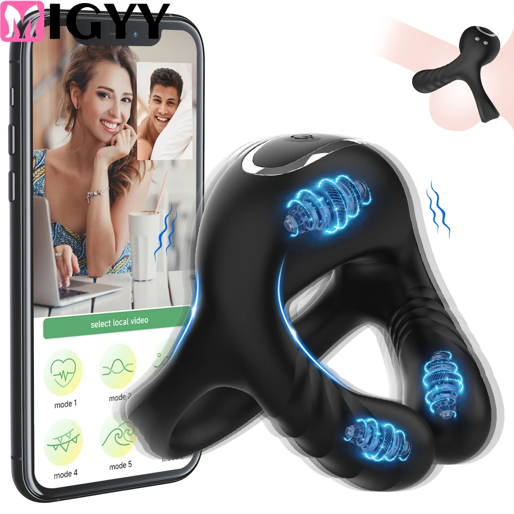 Vibrierender Penisring für Männer, Silikon-Penisringe, intensive Vibration, Herren-Vibrator, längere, härtere, stärkere Erektion, Sexspielzeug für Erwachsene 1