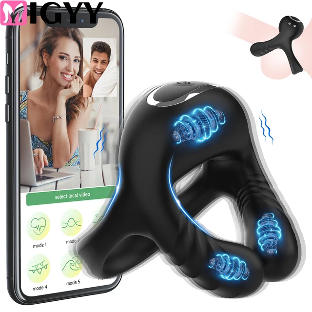 Vibrierender Penisring für Männer, Silikon-Penisringe, intensive Vibration, Herren-Vibrator, längere, härtere, stärkere Erektion, Sexspielzeug für Erwachsene 1